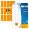 [2414] Herma Haftetiketten 20x50 mm Leuchtorange, 360 Etiketten pro Packung